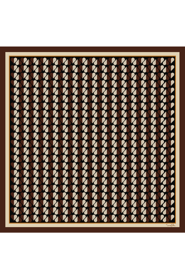 Bandana Copas Listrado em algodão | 65x65cm