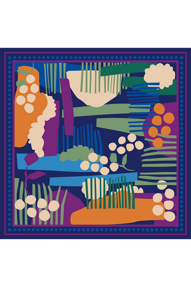 PRÉ-VENDA - Lenço double face Algodão Doce em lã | 110x110cm