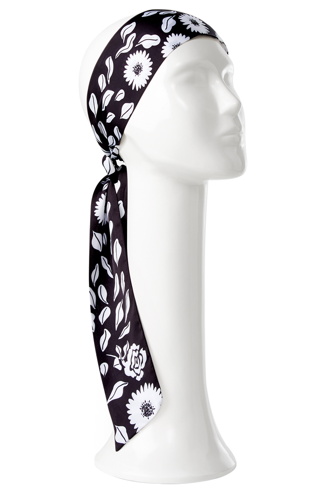   - TWILLY BOTÂNICA EM CETIM POLIÉSTER | 8X130CM- Scarf Me 