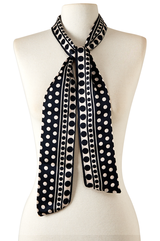   - TWILLY POÁ EM CETIM DE SEDA | 8X130CM- Scarf Me 