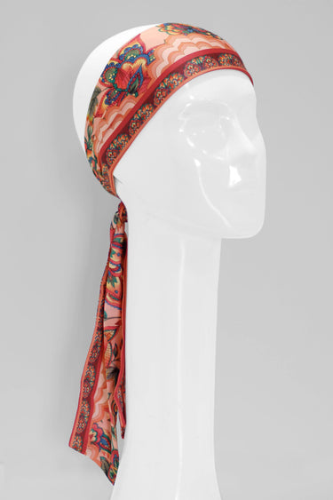   - Twilly Arabesco paisley cetim de poliéster | 8X130cm- Scarf Me 