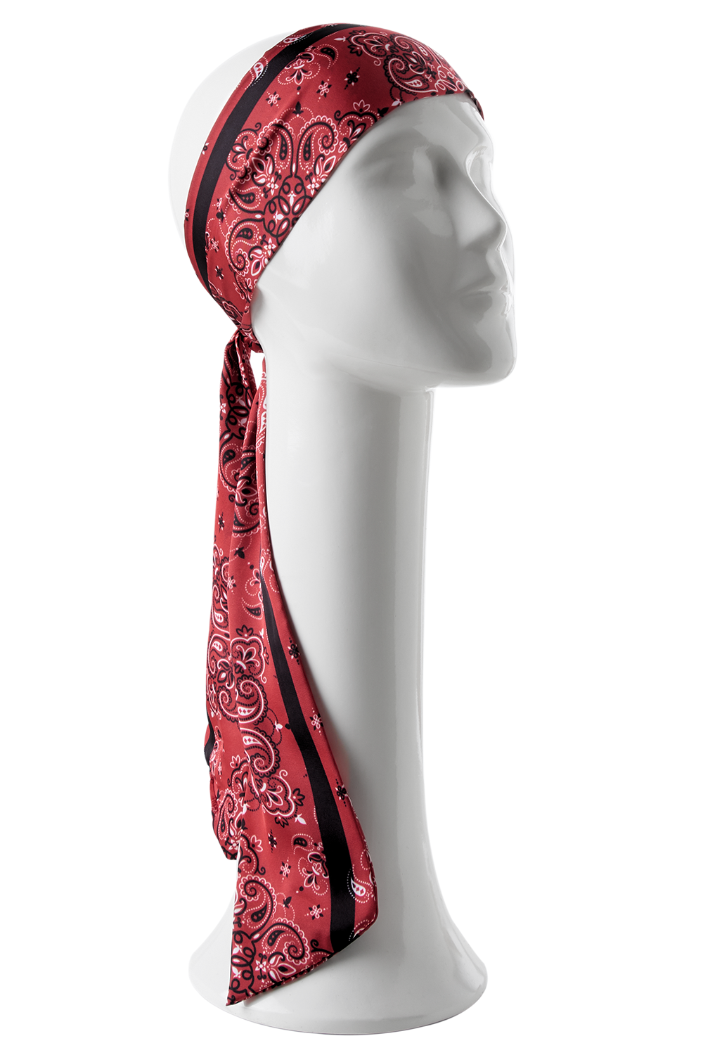   - Twilly Bandana Red em cetim poliéster | 8x130cm- Scarf Me 