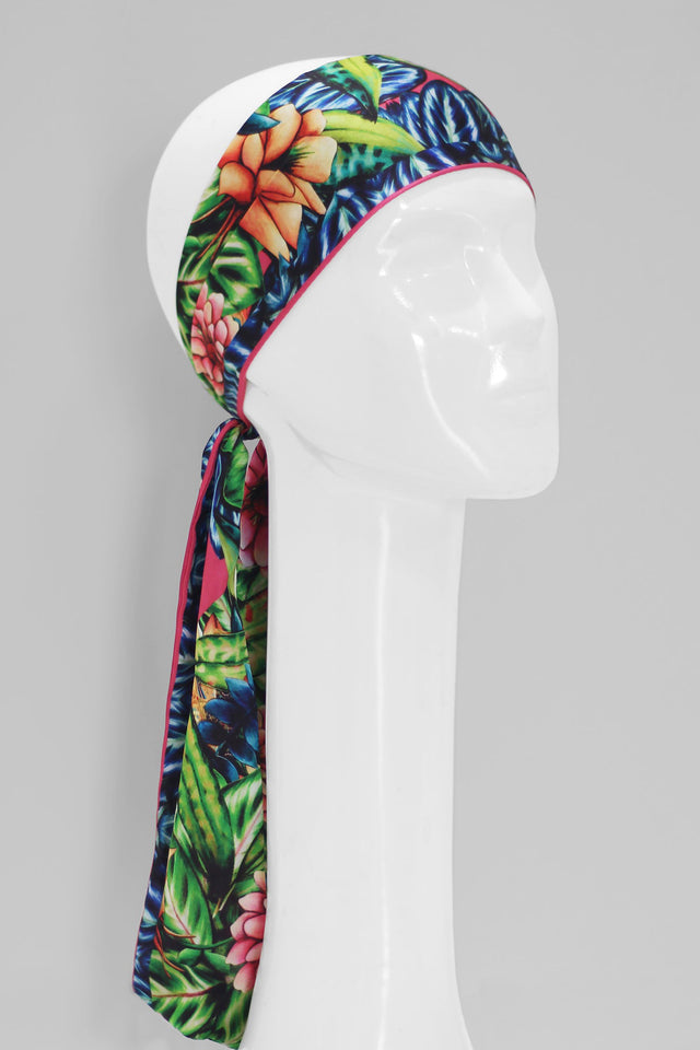   - Twilly Dália em cetim de poliéster | 8x130cm- Scarf Me 