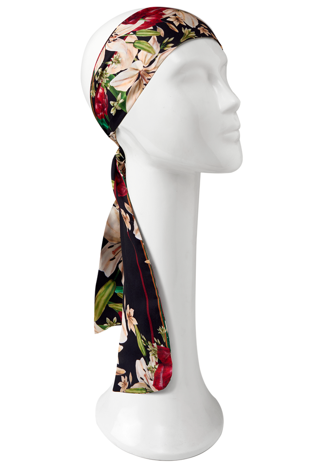   - Twilly Daniela em cetim de poliéster | 8x130cm- Scarf Me 