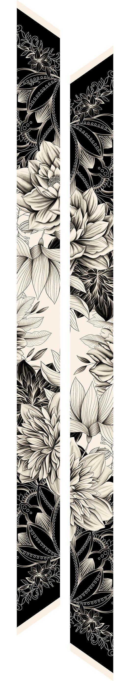   - Twilly Empodere-se em cetim de seda | 8x130cm- Scarf Me 