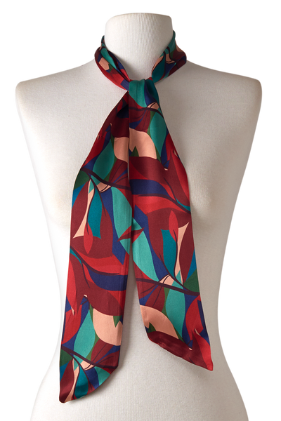   - Twilly Julie cetim de seda | 8x130cm- Scarf Me 