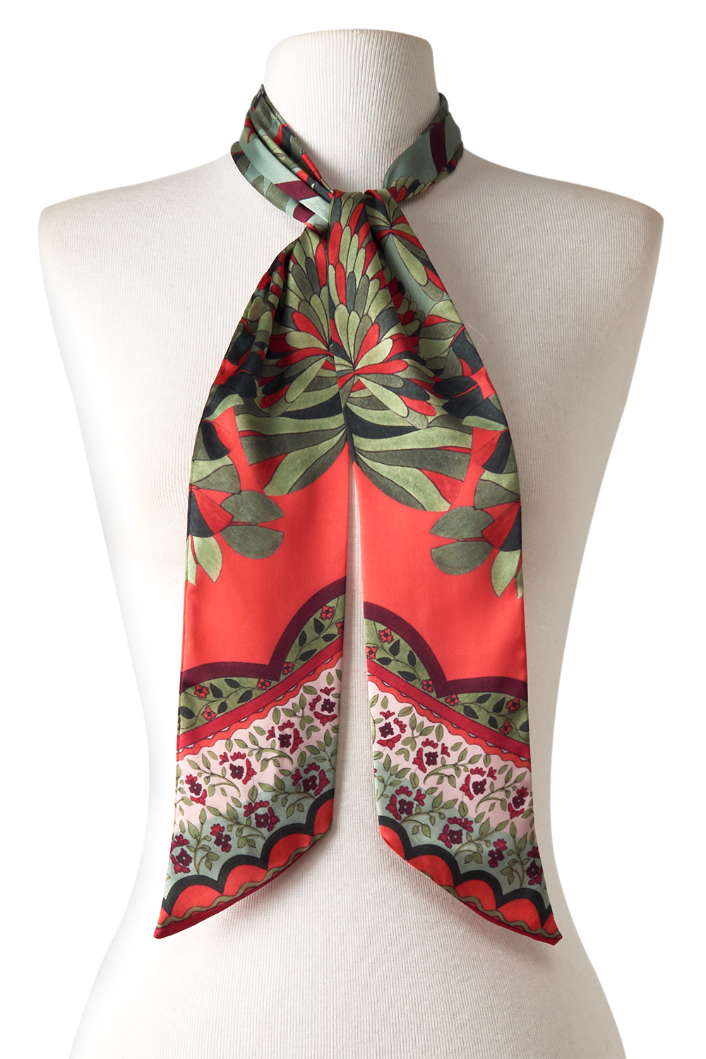 Pantanal twilly in polyester satin | 8x130cm - Scarf Me
