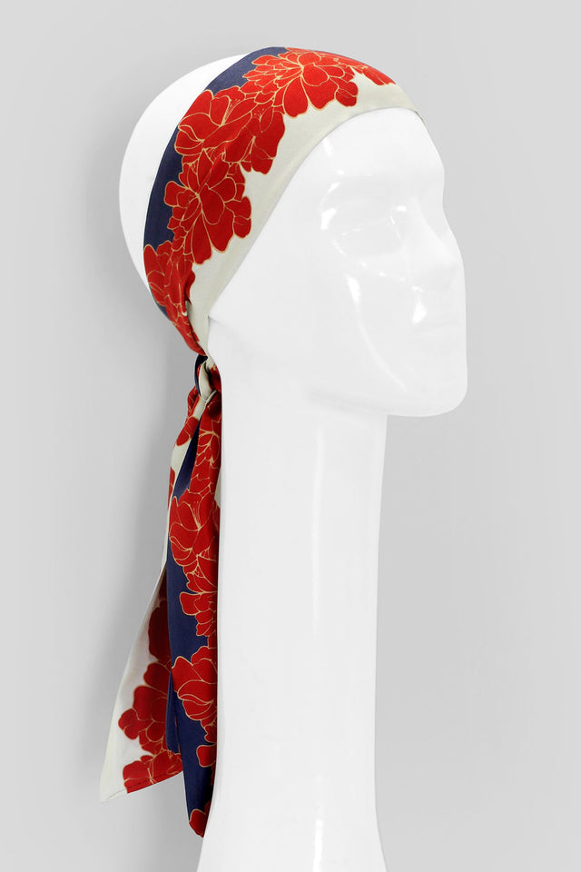   - Twilly Viviane em cetim de seda | 8x130cm- Scarf Me 