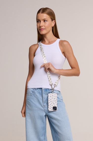 Evil Eye printed cell phone strap