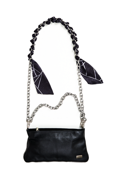 Roteiro SP black leather bag