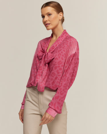 Camisa amarração Majestosa Print