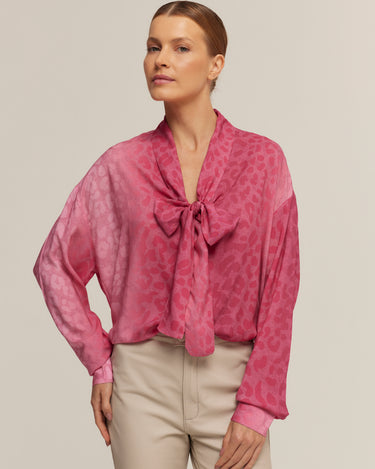 Camisa amarração Majestosa Print