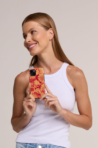 Capa anti-impacto personalizada Flor de Poder