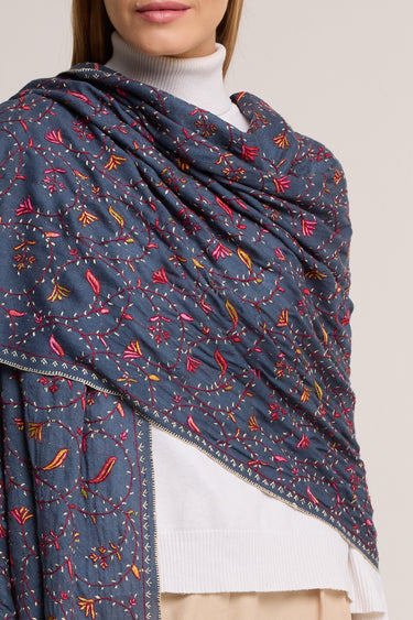 Cashmere Bordado chumbo
