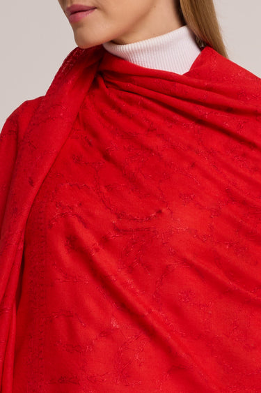 Cashmere Bordado vermelho