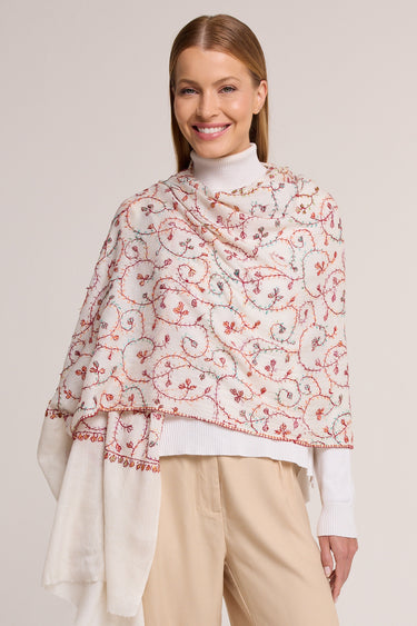 Cashmere Bordado off white