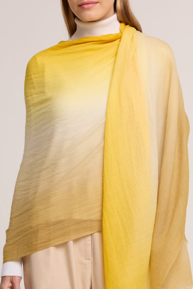 Cashmere Degradê dourado/amarelo