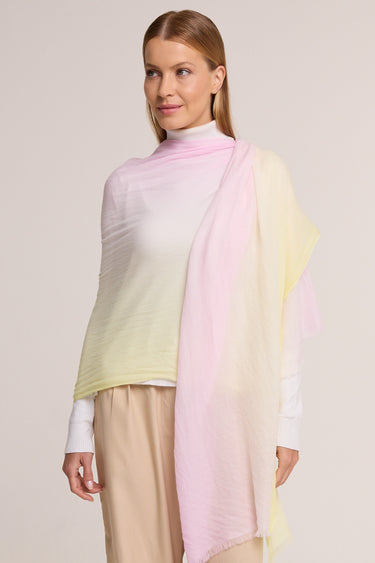 Cashmere Degradê rosa/creme