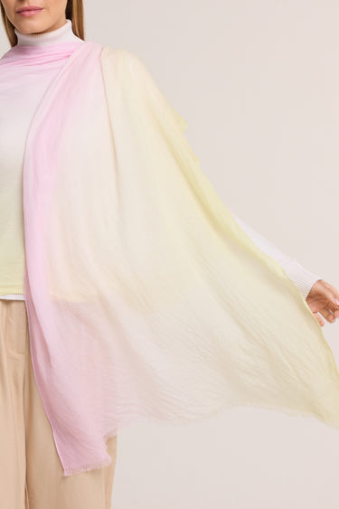 Cashmere Degradê rosa/creme