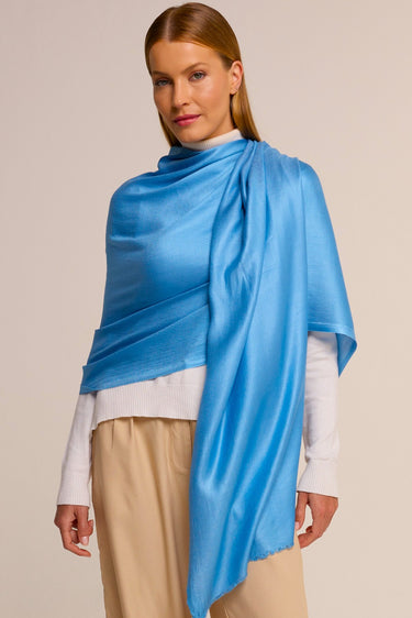 Light Blue Diamond Cashmere