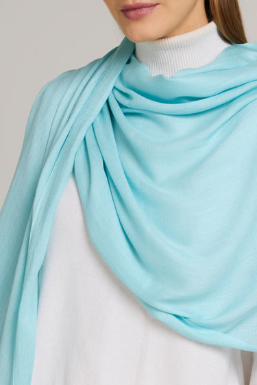 Baby blue diamond cashmere
