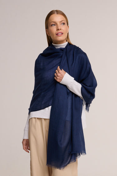Cashmere Himalaia azul marinho