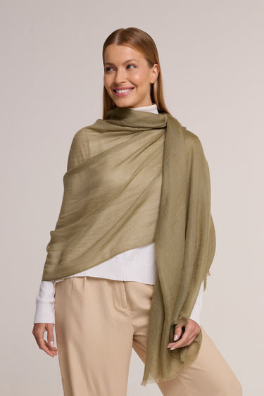 Cashmere Himalaia verde musgo