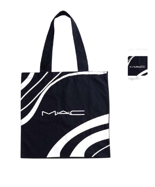 Ecobag preta personalizada MAC