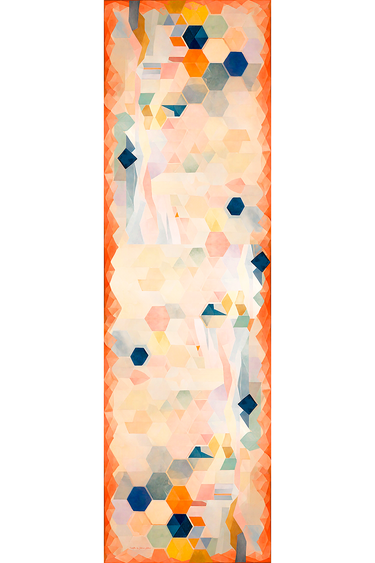Echarpe Âmbar em mousseline de seda | 60x210cm