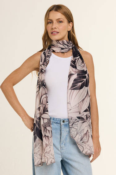 SCARF ME NEIVA MULTICOLOR POLYESTER SCARF 45X210 CM