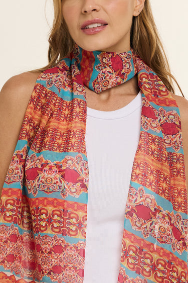Melanie scarf in polyester mousseline | 45X210cm