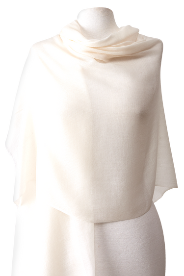 Off white Himalayan cashmere 