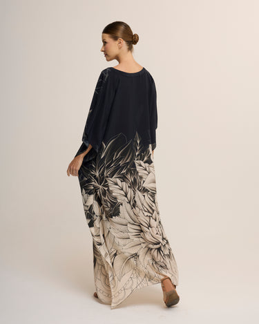 Long silk kaftan Empower yourself