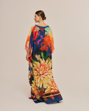 Kaftan longo de viscose Hera