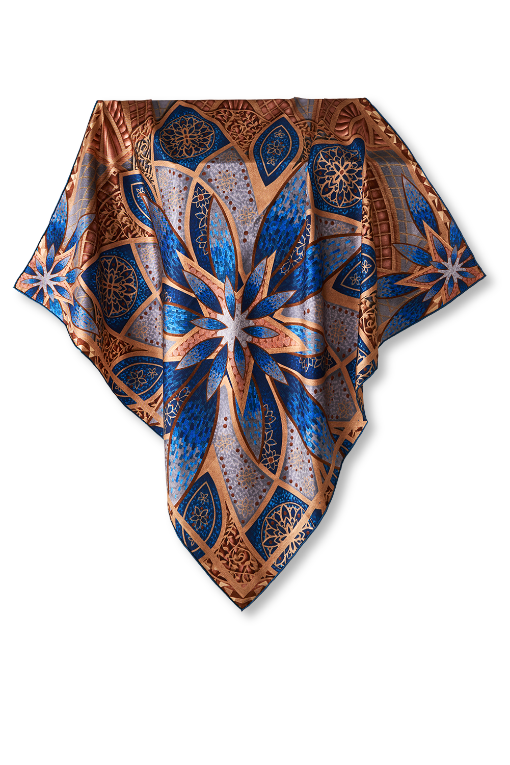 Grand Mosque scarf in silk twill | 90x90cm
