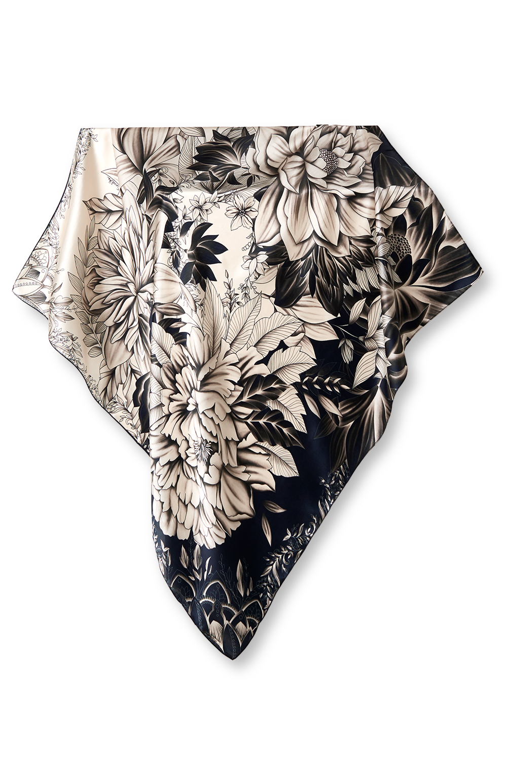 Empower yourself scarf in silk satin | 90x90cm