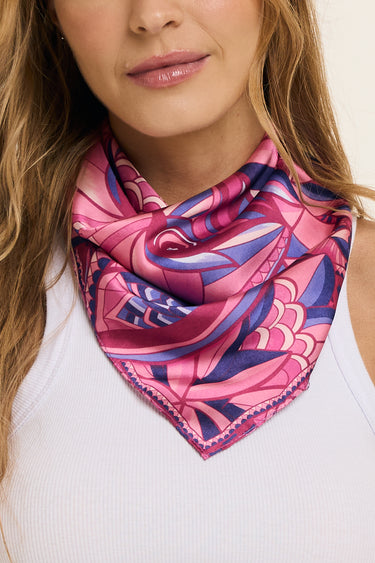 SCARF JULIE 50X50 | POLYESTER SATIN
