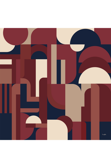 Lenço Pilar em cetim de seda | 90x90cm