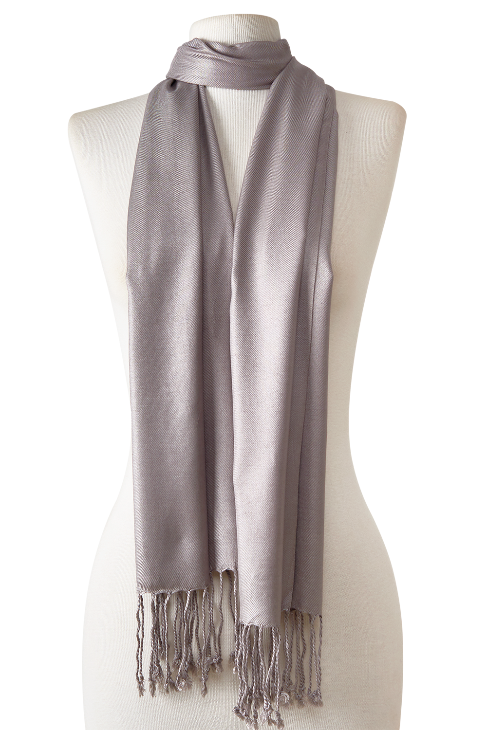 pashmina cachecol de viscose cinza scarf me 35x180cm
