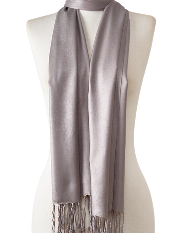 pashmina cachecol de viscose cinza scarf me 35x180cm