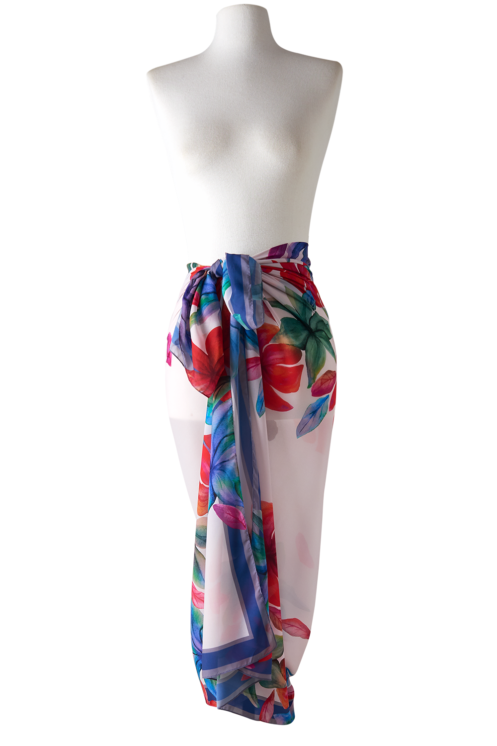 MAX SCARF LILIAN 130X130 | POLYESTER MOUSSELINE