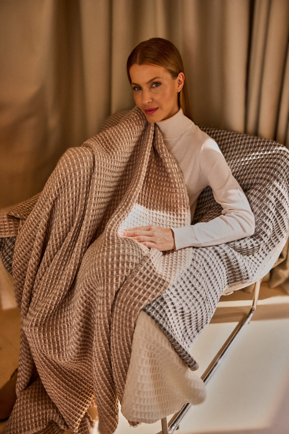 Cashmere Nepal fendi | 140x240cm
