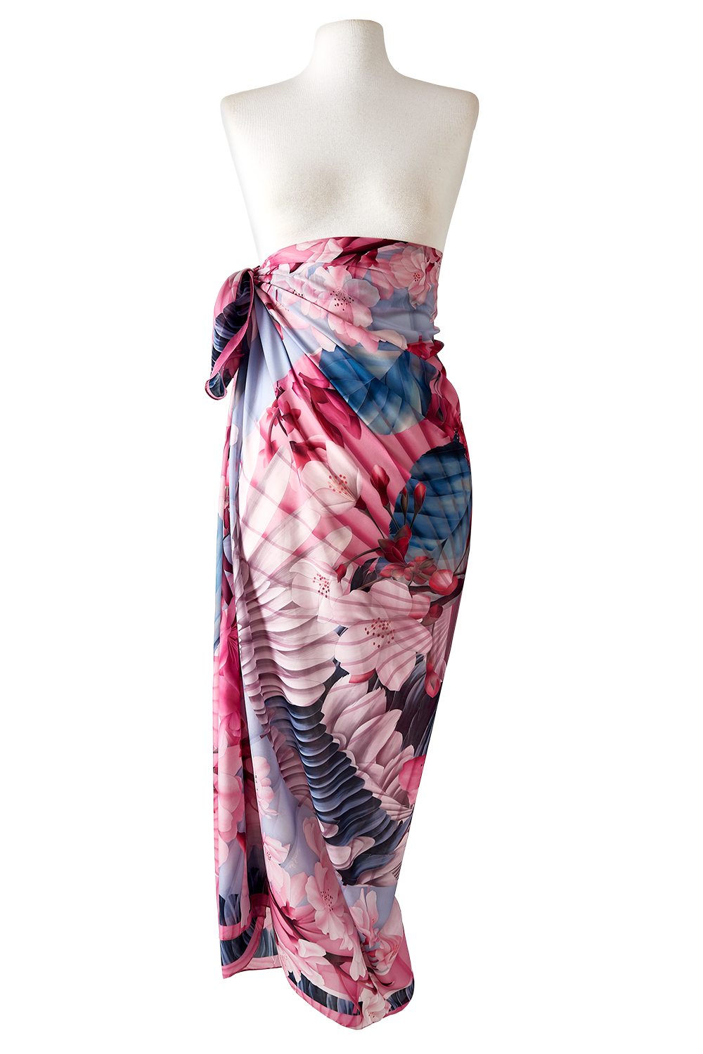 Max Mandala Benevolência scarf in polyester mousseline | 130x130cm