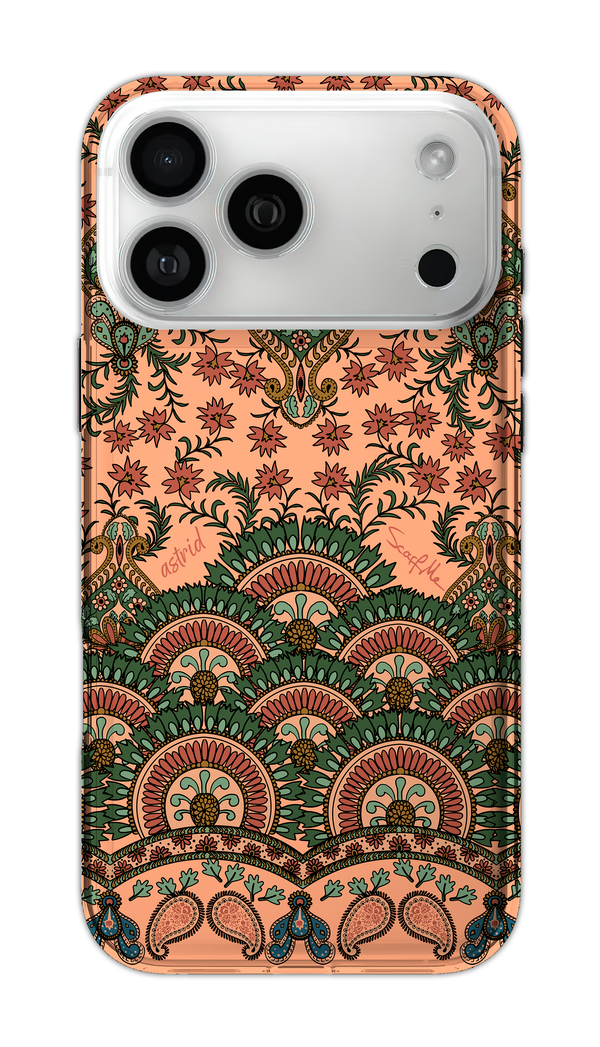 Oriental Astrid rosé custom shockproof phone case