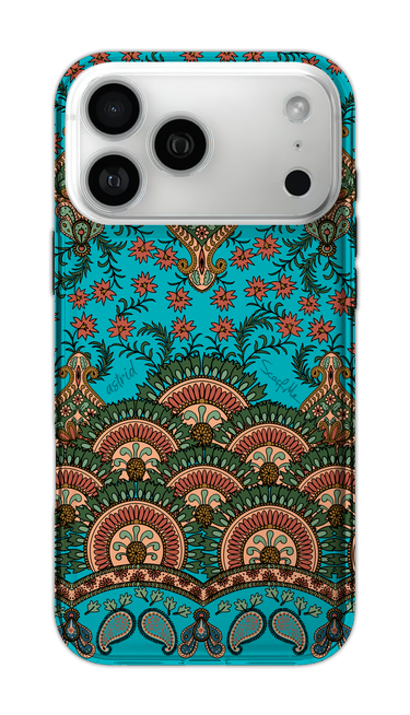Capa anti-impacto personalizada Oriental Astrid azul
