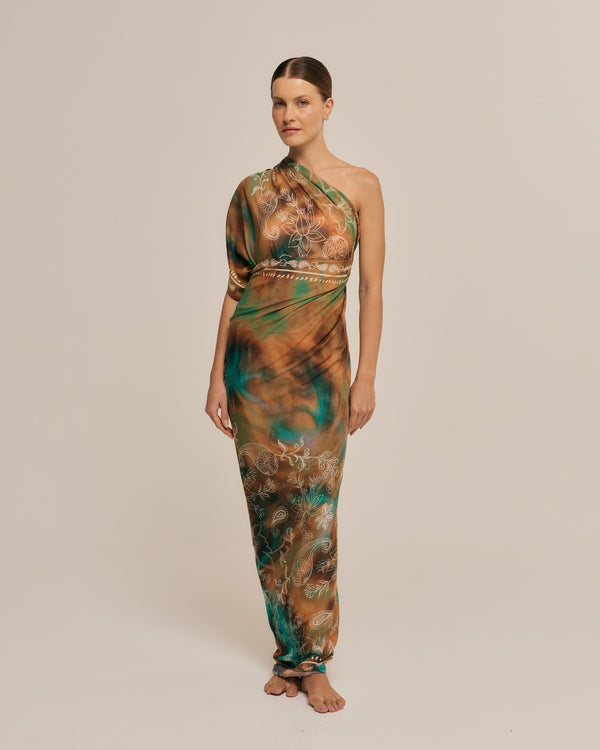 Tie-Dye viscose pareo | 130x200cm