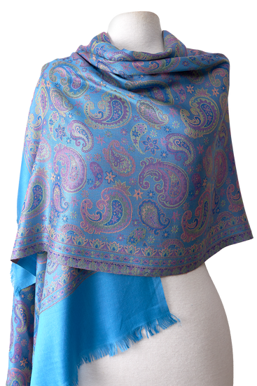 MODAL ARABESQUE PASHMINA WITH INDIAN SILK | 70X200CM 