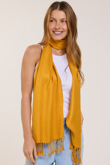 Pashmina caramelo de viscose | 35x180cm