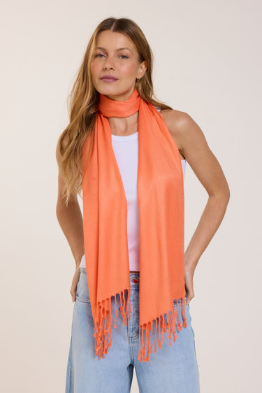 Pashmina coral de viscose | 35x180cm