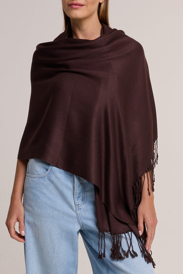 Pashmina café de viscose | 70x180cm